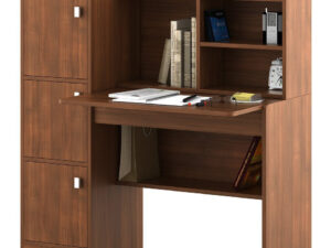 Left Side Drawer Reading Table with Multi Storage Space Bookshelf – Home Office Desk | Computer Table | Study Desk | Table & Locker Drawer – 48×48×16 Inches