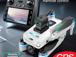 Drone G.P.S 5G with Screen Remote Control | 4K Dual Camera | 360° Obstacle Avoidance | Built-in 5 Inch Remote Display | Smart Tracking Quadcopter