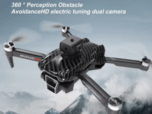DH Carbon Fiber Brushless Drone | 4K HD Dual Camera | WiFi FPV Aerial Photography | Obstacle Avoidance | RC Quadcopter | Premium Pro Flying