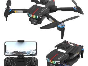 5G Foldable Drone with Brushless Motor | Professional Quadcopter | Dual HD Camera | FPV WiFi | Remote Control | Portable Helicopter Drone