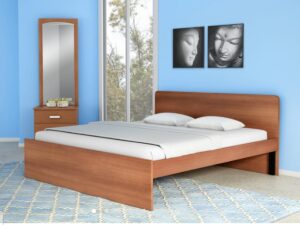 Furniture Stylish and High-Quality Flores Bed – Double / King Size – 1 Set