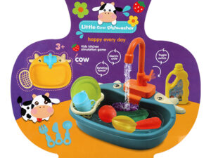 Kids Kitchen Sink Toys – Simulation Electric Dishwasher | Fun Pretend Play Set for Children