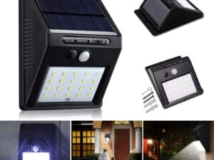 Solar Wireless Security Motion Sensor Night Light / Outdoor Security Lights