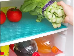 3 Pcs Easy Clean Kitchen Cabinet Pad Refrigerator Anti Slip Fridge Liner Mat