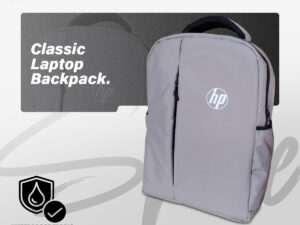 Classic Travel Backpack | Waterproof Laptop Bag for Men & Women – Grey