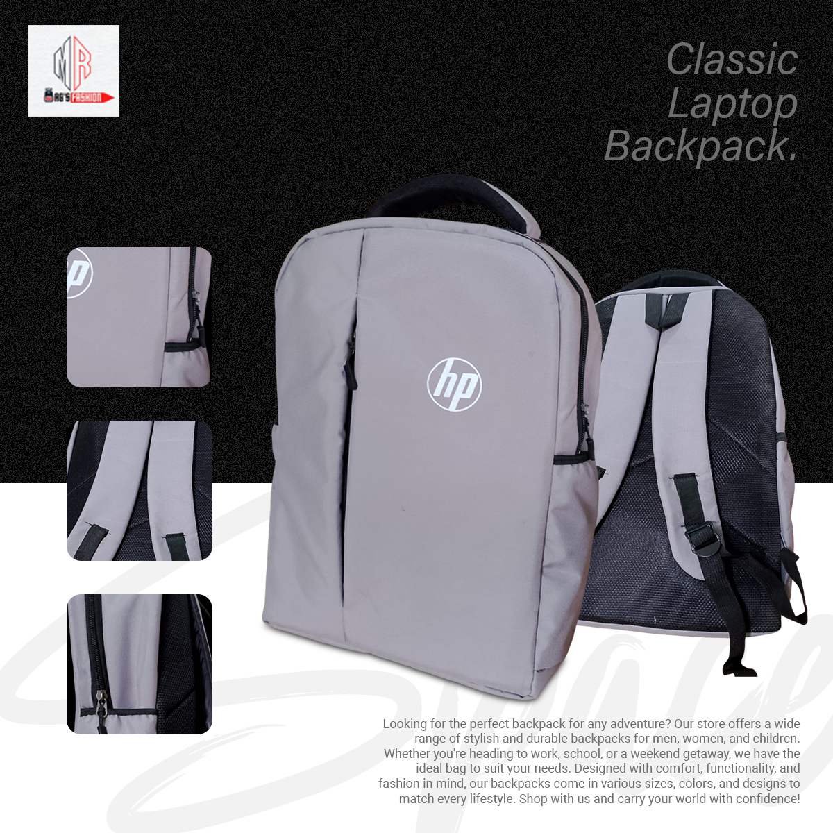 0853198_classic-travel-backpack-for-men-and-women-travel-bag-waterproof-fabric-laptop-bag-rainproof-grey