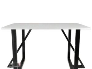 402030 Inches Heavy-Duty Reading Writing Laptop Desk Table with Metal Frame – Premium Wood Surface for Home Office