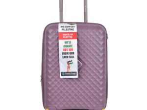 ADWARD POLO Luxury Family Size Trolley Luggage-014 (Purple) | Hard Shell | 360° Spinner Wheels | Large Travel Bag