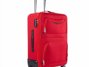 Dell Trolley Luggage-004 | High-Quality Nylon Fabric Travel Bag | Waterproof & Washable Suitcase (Maroon)