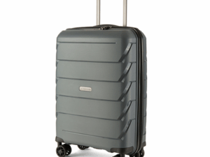 International Leaves King Family Size TSA Lock Travel Trolley Luggage-2007 (Grey)