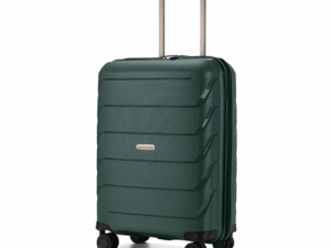 Leaves King Family Size TSA Lock Travel Trolley Luggage-2007 (Green)