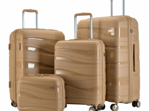 PARTNER Exclusive High Quality Anti-Theft Trolley Luggage (Single Piece) - RP2204 (Champagne)