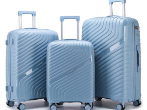 ADWARD POLO Exclusive Family Size TSA Lock Travel Trolley-004 (Blue)