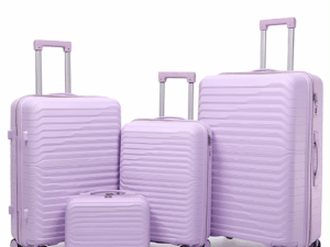 ADWARD POLO Family Size TSA Lock Travel Trolley-001 (Purple)