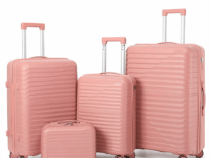 ADWARD POLO Family Size TSA Lock Travel Trolley-001 (Pink)