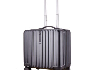 Nan Xiang 17" Carry-On Cabin Crew Trolley Luggage - NX70317 (Grey) | Premium Hard Shell | 360° Spinner Wheels | Lightweight Travel Bag