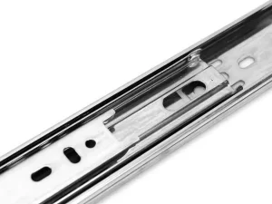 8" SS 3-Part Drawer Slider (1 Set = 2 Pcs) Heavy Runners Ball Bearing Drawer Slides Rail Telescopic Metal Duty - MHN