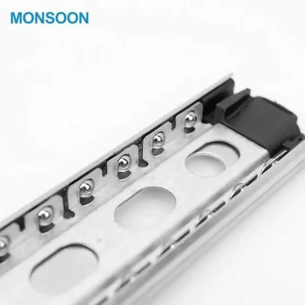 14″ SS 3-Part Drawer Slider (1 Set = 2 Pcs) Heavy Runners Ball Bearing ...
