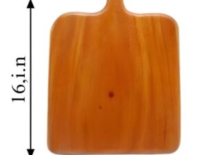 Wooden Chopping Board (11"/16") – Durable Cutting Board for Vegetables, Fruits & Bread