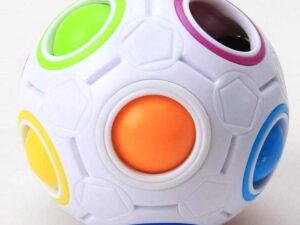 Rainbow Ball Magic Cube – Fidget Puzzle Toy for Fun & Stress Relief