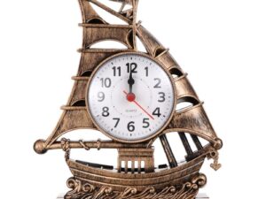 Ship Table Clock – Nautical Decorative Showpiece