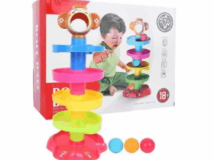 Baby Roll Ball Stacking Tower Ramp Puzzle for Toddlers