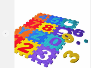 Child Kids Alphabet & Number EVA Puzzle Foam Mats – Teaching Toy Set