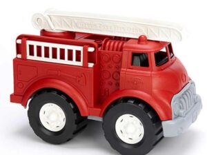 Kids Fire Truck Toy Big Size For Toddlers Boys And Girls – Fireman Engine Vehicle With Rescue Ladders (Red)
