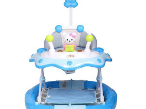 Baby Rocking Walker with Handle – Blue | Safe, Supportive & Dual-Function Walker for Babies