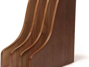 Meraj Furniture DLANDZ Standing Wooden Desktop Bookshelf – Multi-Functional Small Book & File Rack (8 × 12 × 12 Inches