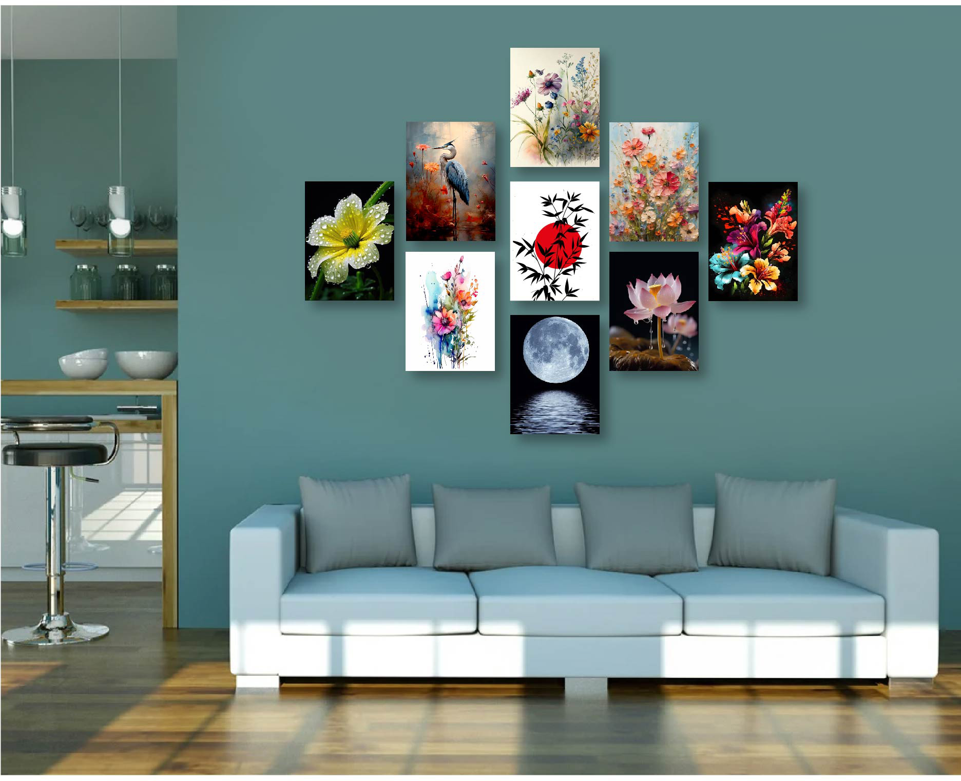 6 inch 8 inch AD Poster