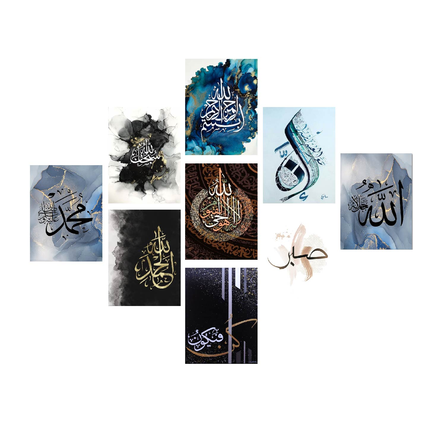 1033224_9pcsset-arabic-calligraphy-home-canvas-wall-painting-picture-living-room-or-bedroom