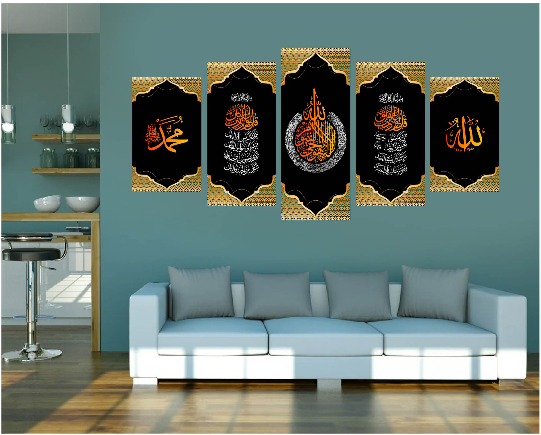 1033237_5pcsset-arabic-calligraphy-home-canvas-wall-painting-picture-living-room-or-bedroom