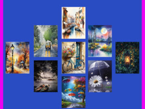 Flower Canvas Wall Painting Set – Home Décor