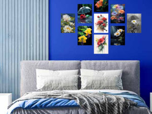 Flower Canvas Wall Painting Set – Home Décor