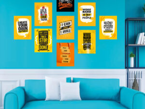 Motivational Quote Canvas Wall Art – Home Décor