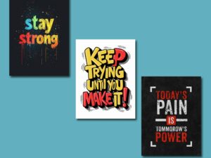 3 Pcs Unique Combo Wallboard Set – Home & Office Décor