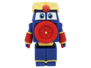 Robot Train Cartoon Character – Random Multi Color Toy for Kids