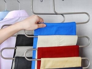 5-Layer S-Shape Multifunctional Clothes Hangers – Space-Saving & Practical