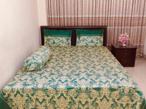 AC HOME TEX King Size Bed Sheet With Two Pillow Covers and One Side Pillow Cover | Bed Sheet | Bed Sheets | Bichanar Chador | Bedding Sets | Chador | Bedding Sets