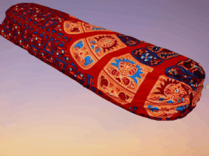 Cotton Side Pillow Cover 34x39 (Standard Measurements) | Big Size Round Side Pillow Cover