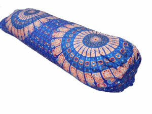 Cotton Side Pillow Cover 34x39 (Standard Measurements) | Big Size Round Side Pillow Cover