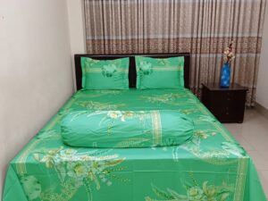 AC HOME TEX King Size Bed Sheet With Two Pillow Covers And One Side Pillow Cover