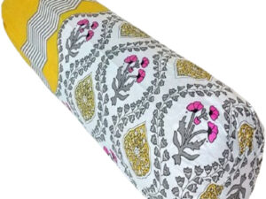 Cotton Side Pillow Cover 34x39 Inch (Standard Measurement) – Big Size Round Side Pillow Cover