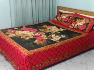 Luxury Panel Bed Sheet with Two Matching Pillow Covers