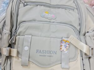 JINCAIZI HUANG School Bag | Large Capacity Waterproof Backpack | College & University Bag for Boys & Girls (China School Bag)