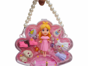 New Collection Plastic Doll Toy | DIY Princess Styling Set with Accessories & Pet Dog | Portable Shell-Shaped Bag (Ages 3+)