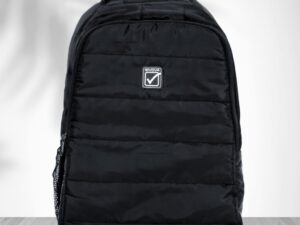 Givova Holland Quilted Padded Backpack – Unisex Multipocket Waterproof Black Backpack