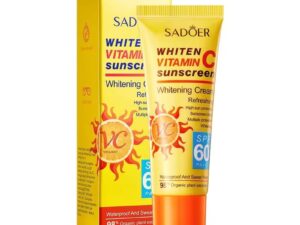 SADOER Whiten Vitamin C Refreshing Sunscreen Cream – 40g SPF60 PA+++