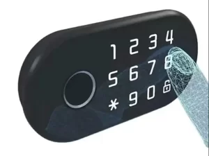 Electronic Smart Fingerprint Safe Drawer Cabinet and Locker Lock System - Black